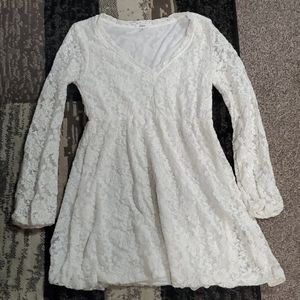 Ardene white lace dress